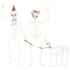 Meri Meri Halloween Decorations, 3 Hanging Skeletons