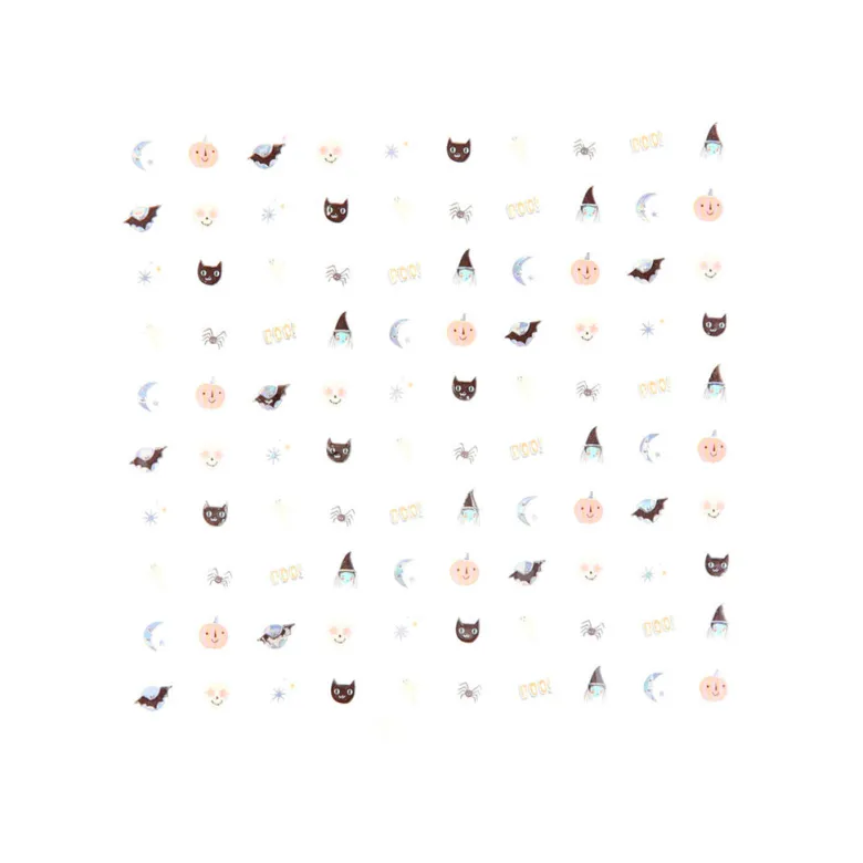 Meri Meri Halloween Nail Stickers – 200 Pieces