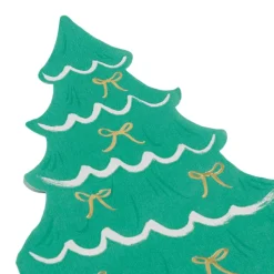 Meri Meri Napkins, Christmas Tree with Bow - Set of 16