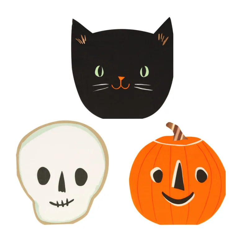 Meri Meri Napkins, Halloween Edition, "It's Halloween" - Pack of 16