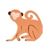 Meri Meri Napkins, Monkey - Set of 16 Pieces