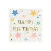 Meri Meri Napkins Size L – Happy Birthday Stars, Set of 16