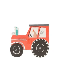 Meri Meri Napkins Size S, On the Farm - Tractor