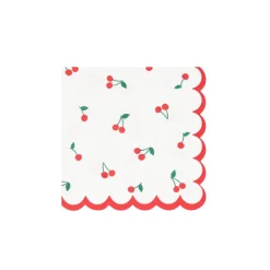 Meri Meri Napkins Size S, Cherry - Pack of 16