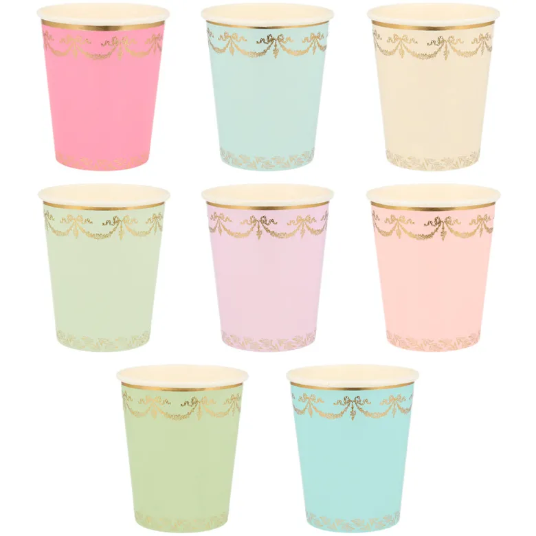 Meri Meri Paper Cups, Ladurée Paris Paper Cups - Set of 8
