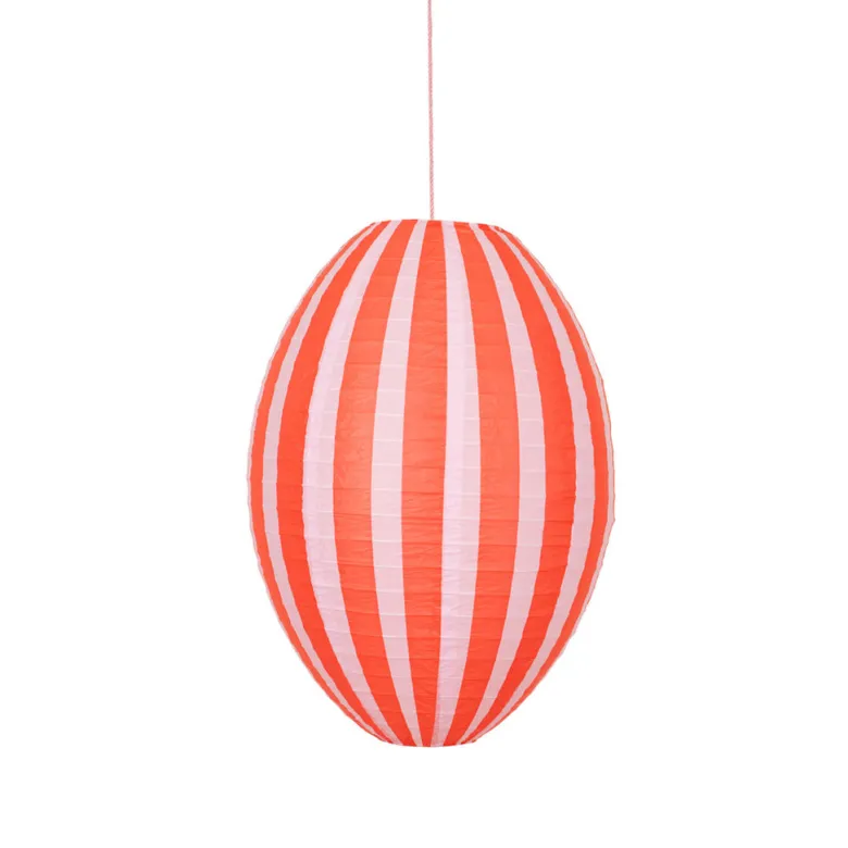 Meri Meri Paper Lanterns, Stripy Design, Set of 3 - WITHOUT LIGHT SOURCE