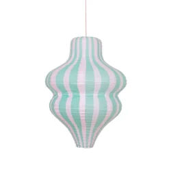 Meri Meri Paper Lanterns, Stripy Design, Set of 3 - WITHOUT LIGHT SOURCE