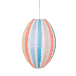 Meri Meri Paper Lanterns in Rice Paper, Stars and Stripes, Set of 3 - NO LIGHT SOURCE INCLUDED