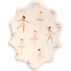 Meri Meri Paper Plates, Ballerina - Set of 8
