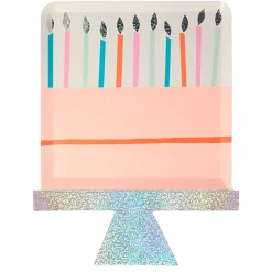 Meri Meri Paper Plates, Birthday Cake - Set of 8