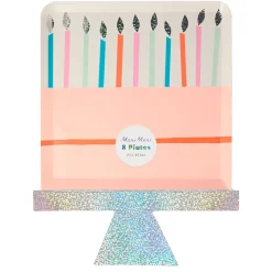 Meri Meri Paper Plates, Birthday Cake - Set of 8