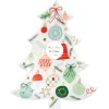 Meri Meri Paper Plates, Christmas - Christmas Tree Design - Pack of 8