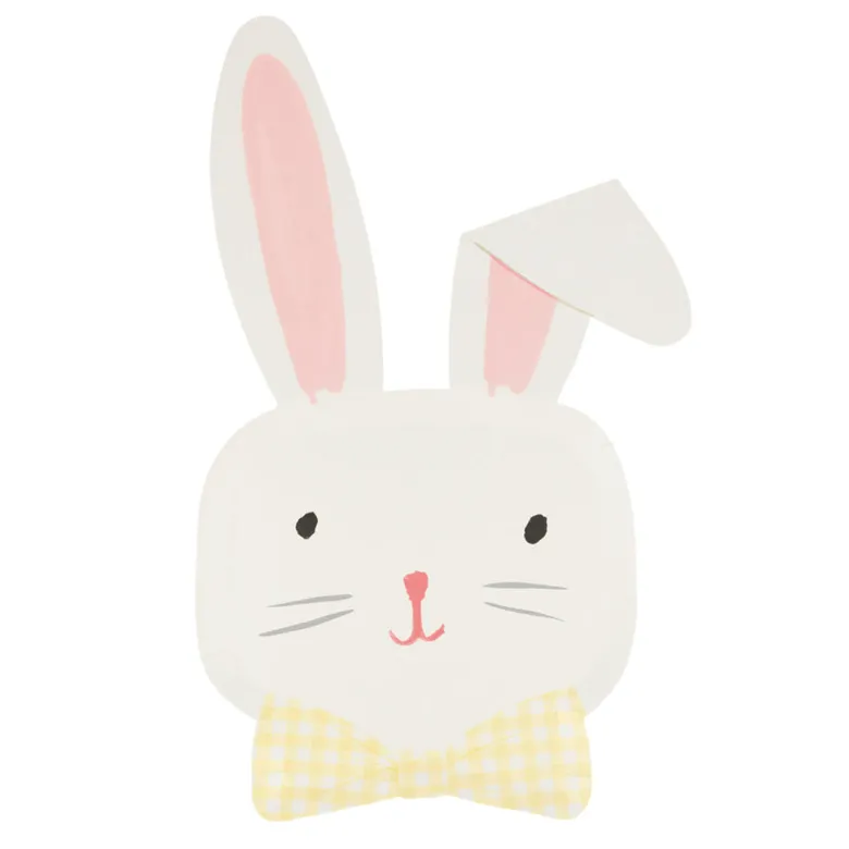 Meri Meri Paper Plates, Easter Bunny