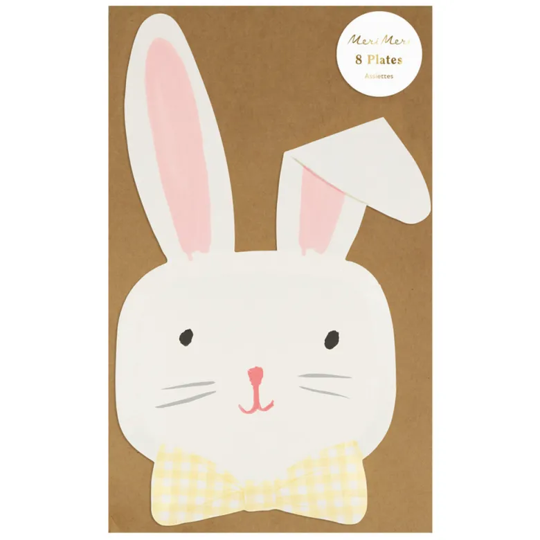 Meri Meri Paper Plates, Easter Bunny