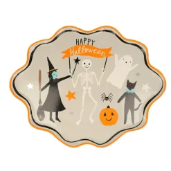 Meri Meri Paper Plates, Halloween - Happy Halloween
