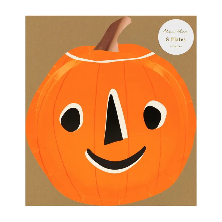 Meri Meri Paper Plates, Halloween, It's Halloween – Set of 8
