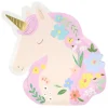 Meri Meri Paper Plates, Meadow Unicorns - Set of 8.