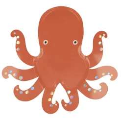 Meri Meri Paper Plates, Octopus - Set of 8