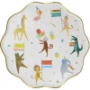 Meri Meri Paper Plates, Size L, Animal Parade - Set of 8