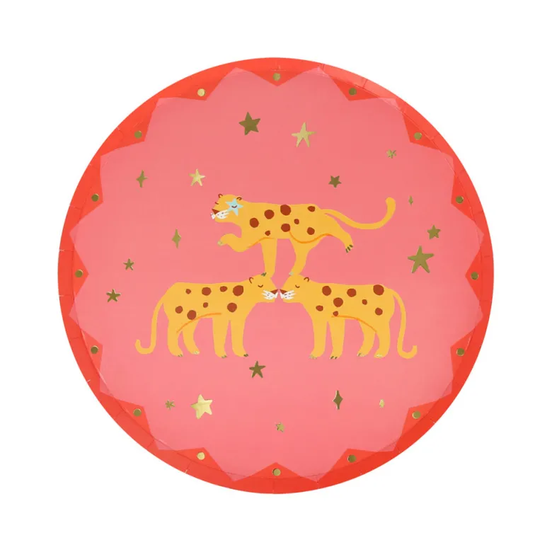 Meri Meri Paper Plates, Size S, Circus - Pack of 8