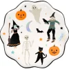 Meri Meri Paper Plates, Size L, Halloween - 8 Pack