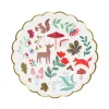Meri Meri Paper Plates Size S, Winter Woodland - Set of 8