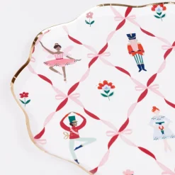 Meri Meri Paper Plates Size L, Nutcracker Ballet - Set of 8