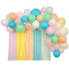 Meri Meri Pastel Balloon & Streamer Kit, Garland with 35 Balloons