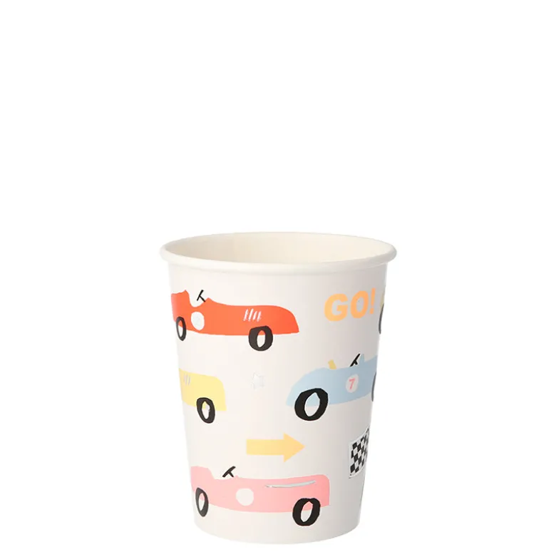 Meri Meri Race Car Paper Cups – Pack of 8