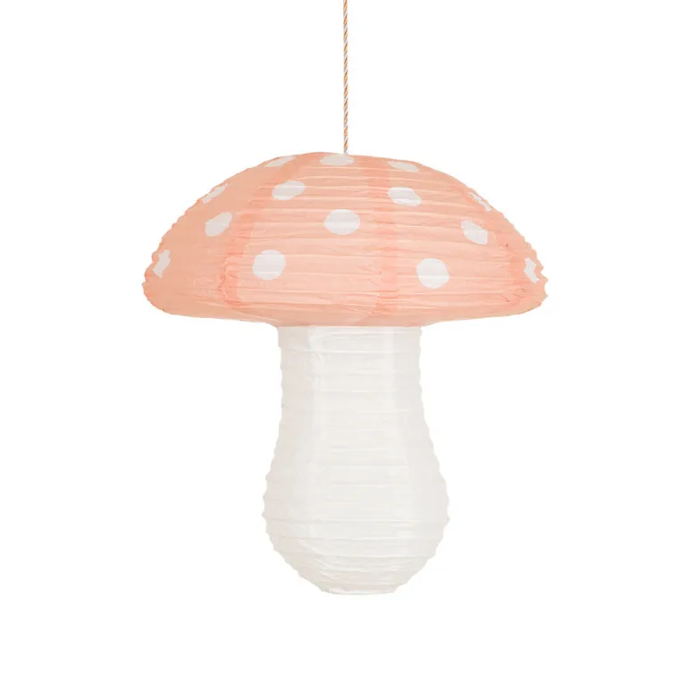 Meri Meri Rice Paper Lanterns, Mushroom, Set of 3