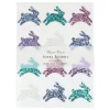 Meri Meri Stickers, Glitter Bunnies