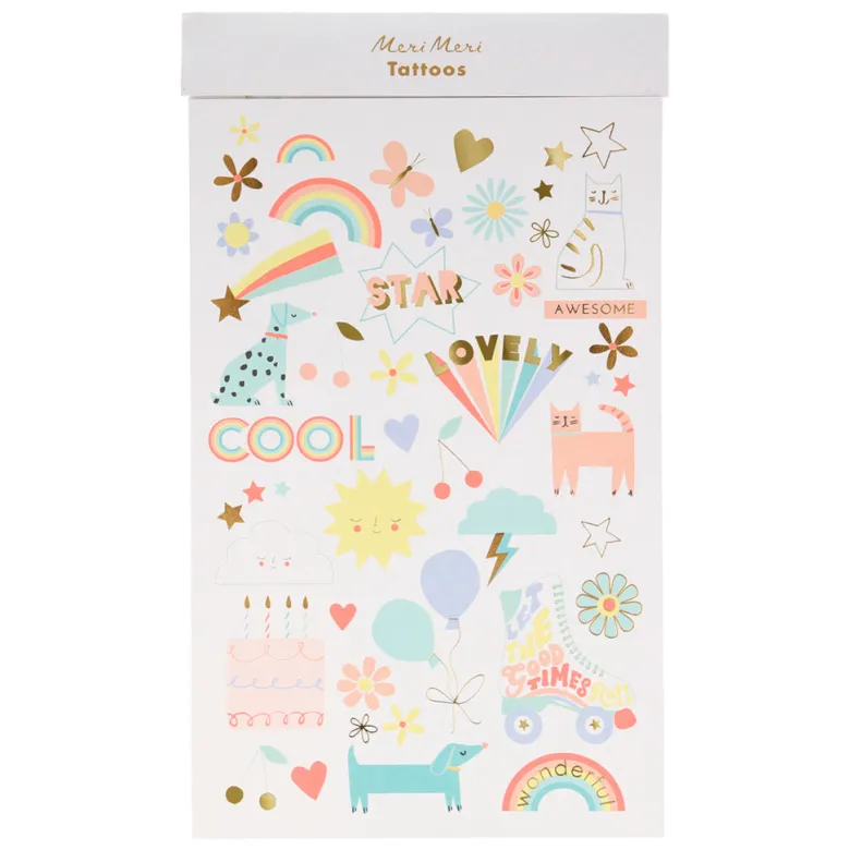 Meri Meri Tattoos, Summer Collection