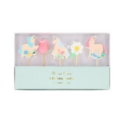 Meri Meri Unicorn Cake Candles – Pack of 5