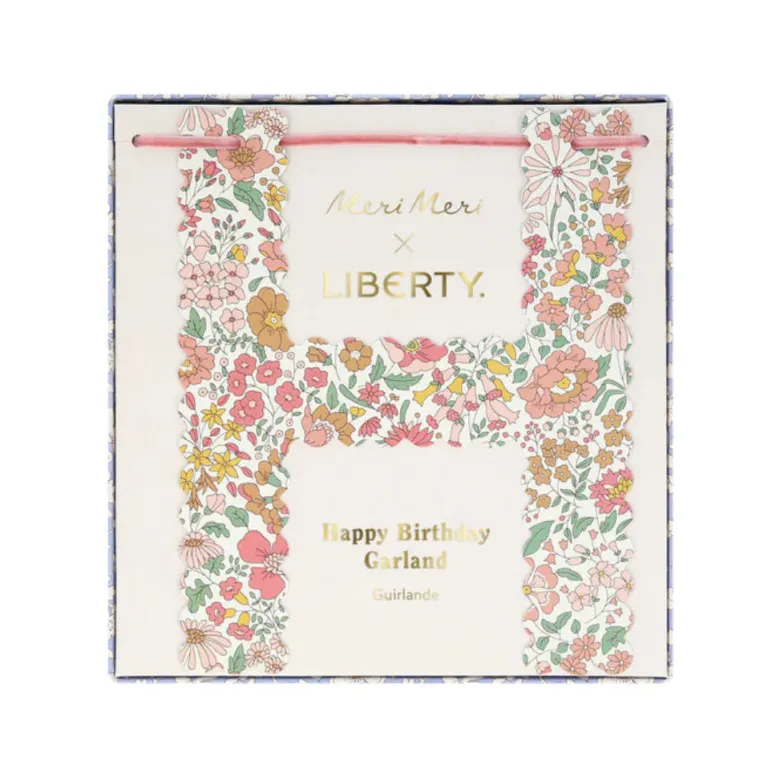 Meri Meri x Liberty Garland, Happy Birthday - 2 m