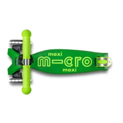 Micro Scooter, Maxi Deluxe LED - Neon Parrot Green