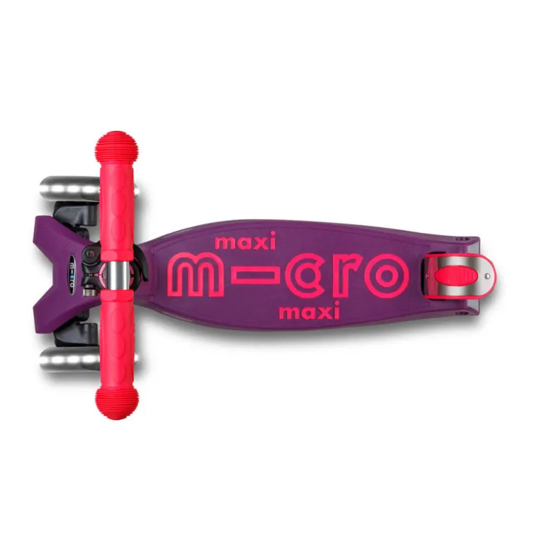 Micro Scooter, Maxi Deluxe LED - Neon Ultra Pink