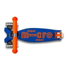 Micro Scooter, Maxi Deluxe Foldable LED - Neon Blaze Orange