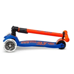 Micro Scooter, Maxi Deluxe Foldable LED - Neon Blaze Orange