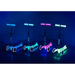 Micro Scooter, Mini Deluxe Glow LED Plus – Frosty Pink