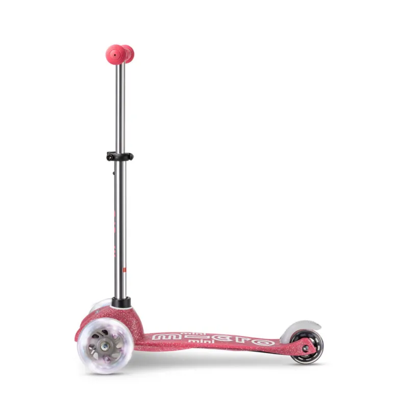 Micro Scooter, Mini Deluxe Fairy Glitter LED - Pink