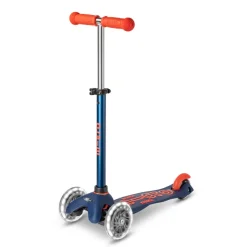 Micro Scooter, Mini Deluxe LED - Navy Blue