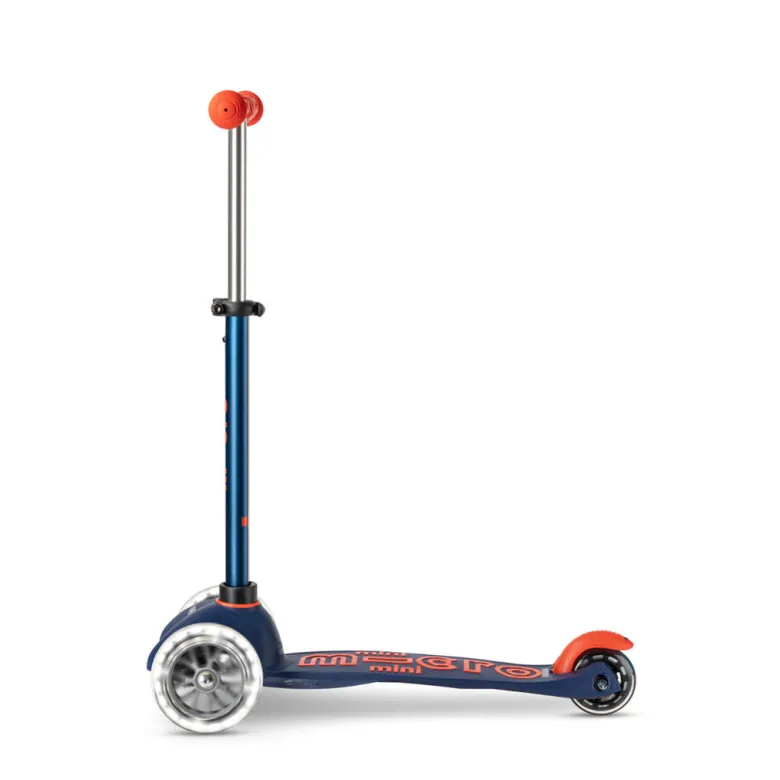Micro Scooter, Mini Deluxe LED - Navy Blue