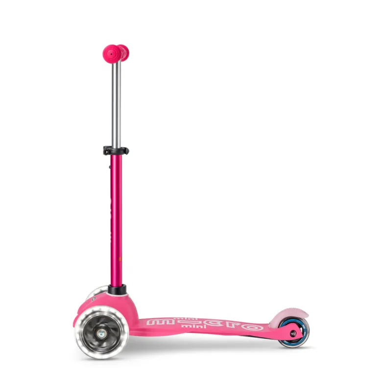 Micro Scooter, Mini Deluxe LED – Pink