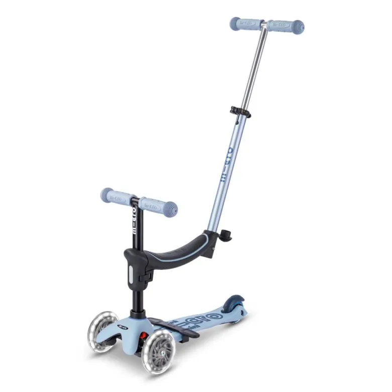 Micro Scooter, Mini Deluxe LED, Rock & Go - Ocean Slate