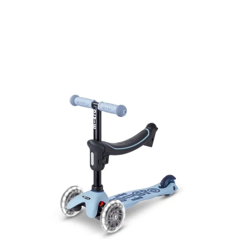 Micro Scooter, Mini Deluxe LED, Rock & Go - Ocean Slate