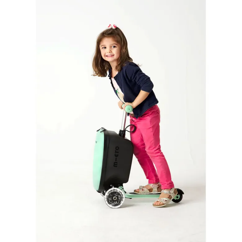 Micro Suitcase with Scooter, Junior Trolley 13L - Mint