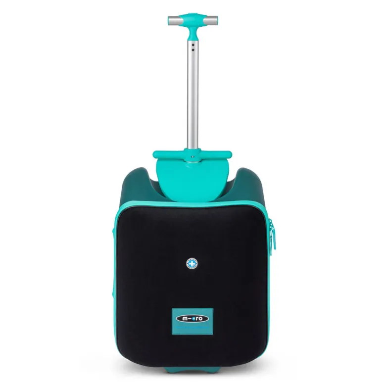 Micro Trolley Eazy Ride-On, Suitcase Kids Can Ride On - Forest Green