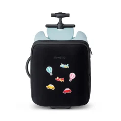Micro Trolley Eazy Ride-On, Suitcase for Children to Sit On – Frosty Blue