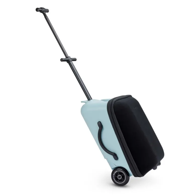 Micro Trolley Eazy Ride-On, Suitcase for Children to Sit On – Frosty Blue