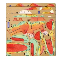 mierEdu 3D Puzzle with Sound, Tyrannosaurus Rex